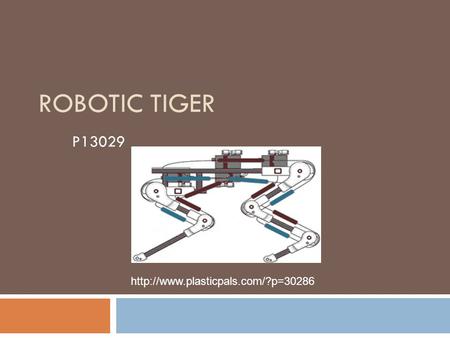 ROBOTIC TIGER P13029