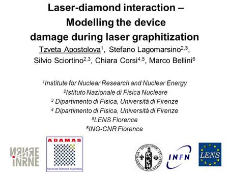 Laser-diamond interaction – damage during laser graphitization
