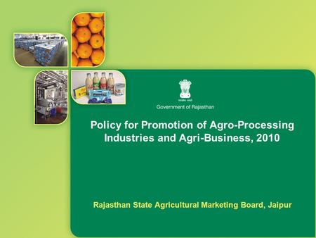 Rajasthan State Agricultural Marketing Board, Jaipur