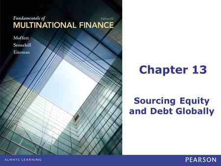 Sourcing Equity and Debt Globally