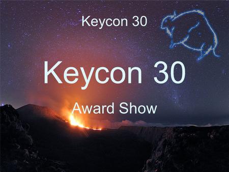 Keycon 30 Award Show. Keycon 30 Master of Ceremonies Richard Hatch.