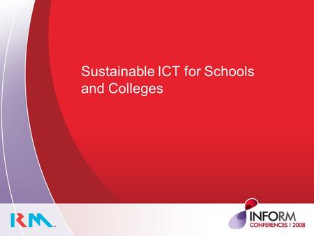 Sustainable ICT for Schools and Colleges