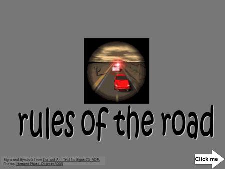 rules of the road Click me