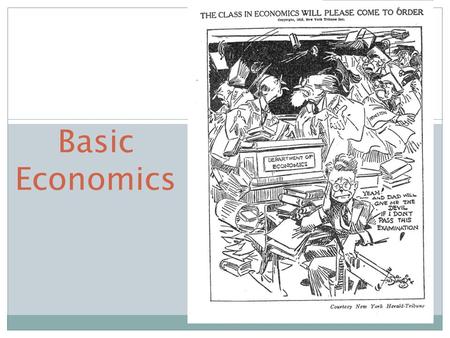 Basic Economics.