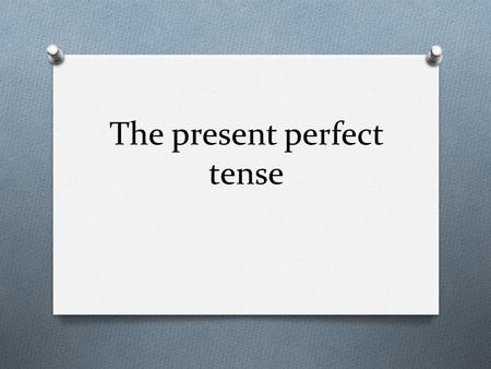 The present perfect tense. Form OIOI have ended up in hospital. I’ve ended up… You/We/They OSOShe has ended up in hospital. She’s ended up… OAOAngela.
