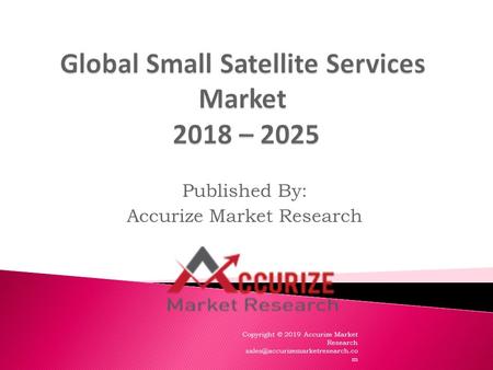 Global Small Satellite Services Market