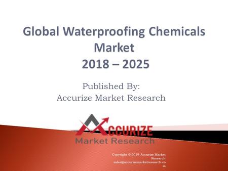 Global Waterproofing Chemicals Market