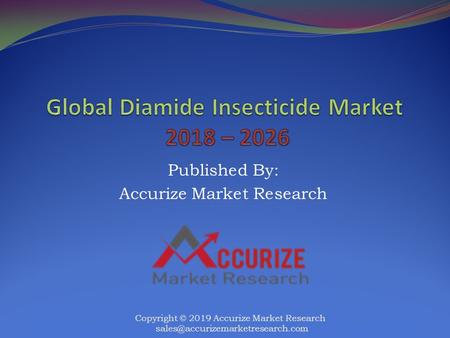  Global Diamide Insecticide Market
