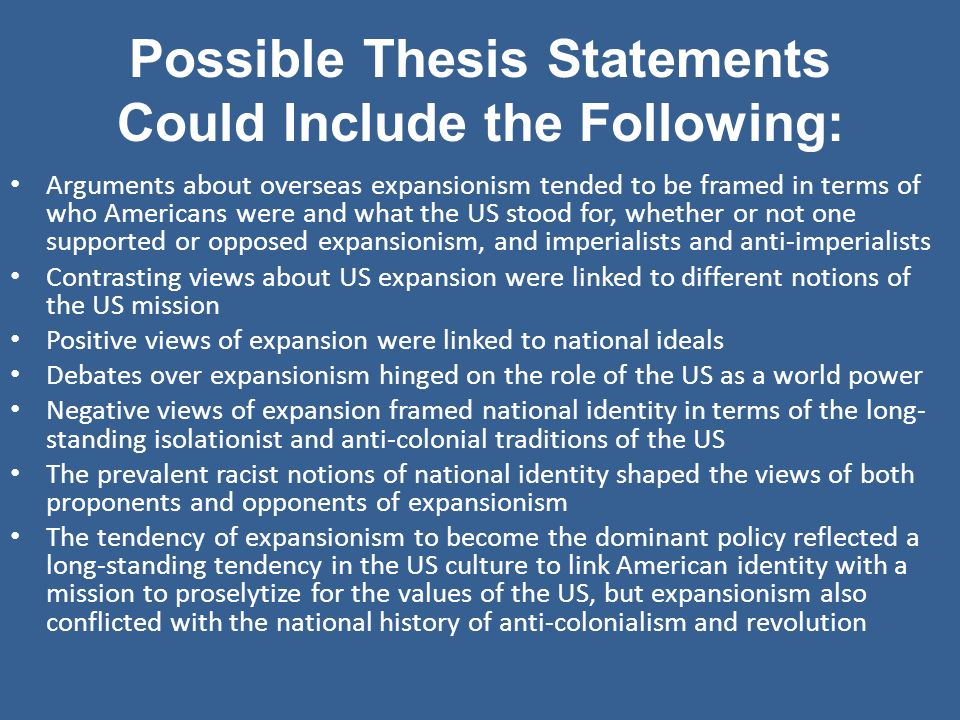 thesis statement on causes of american revolution