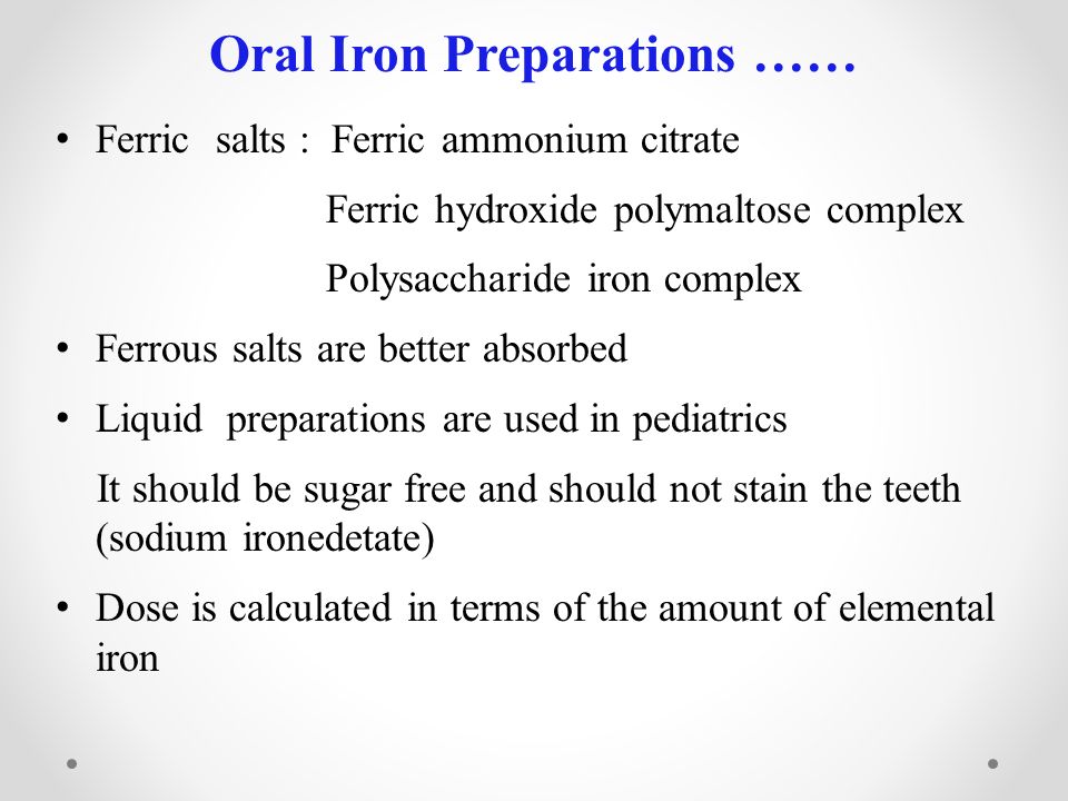Oral Preparations 40