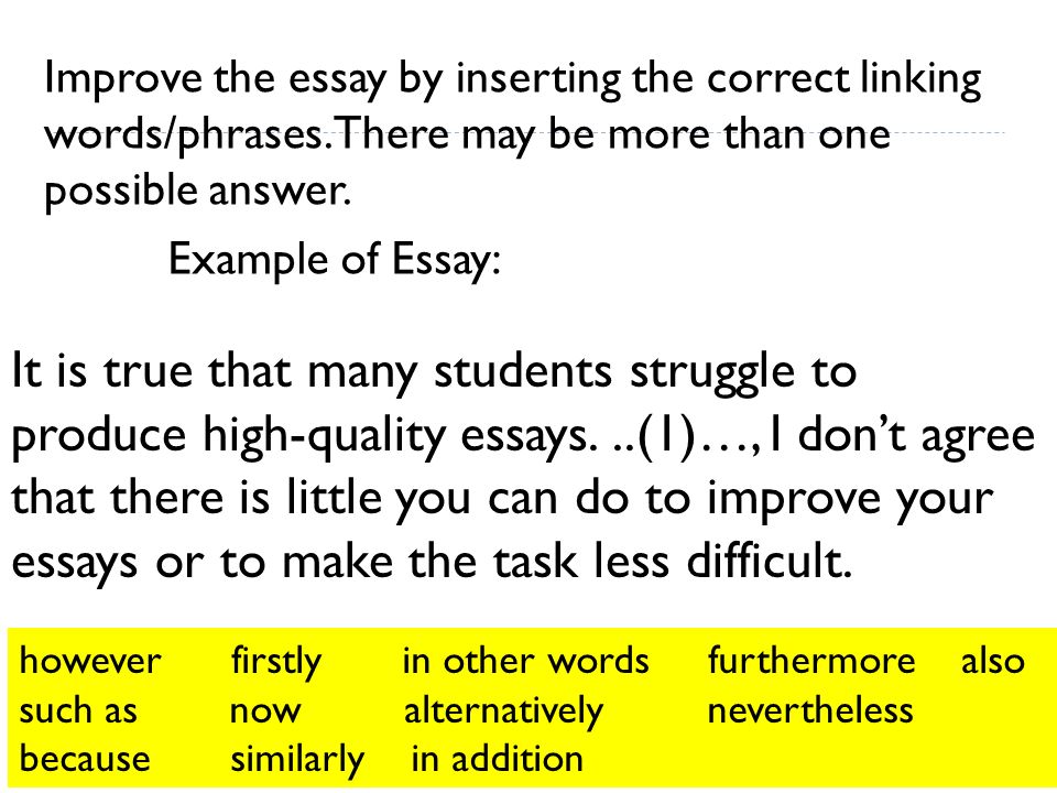 The Change I Want To Make Essay
