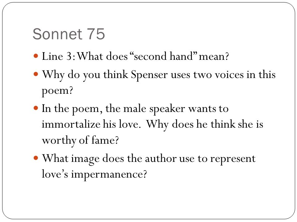 shakespeare sonnet 75 analysis