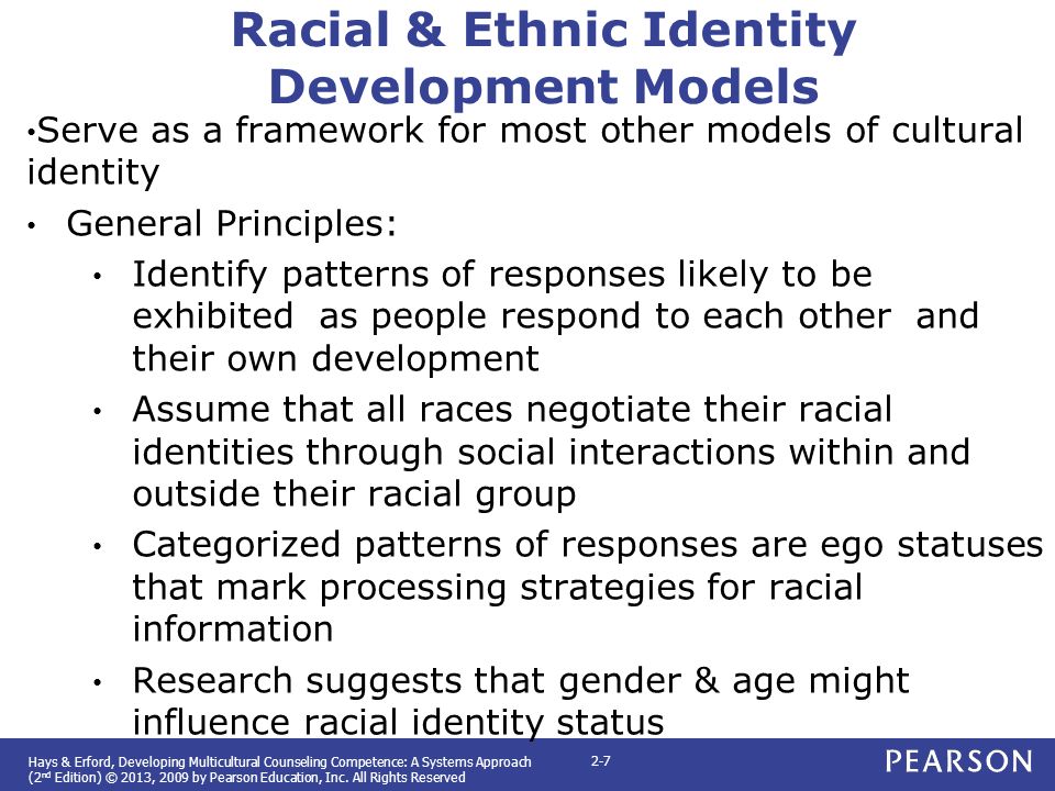 Racial Ethnic Identity Development 7