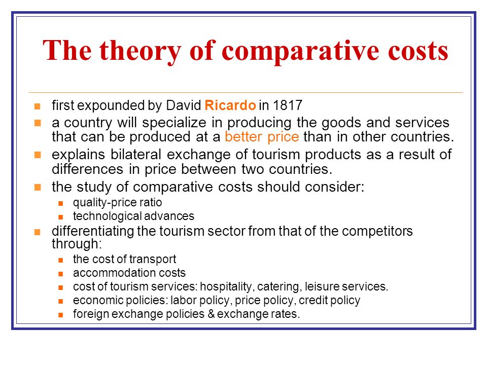 Theory of Absolute Cost Advantage - Economics Discussion
