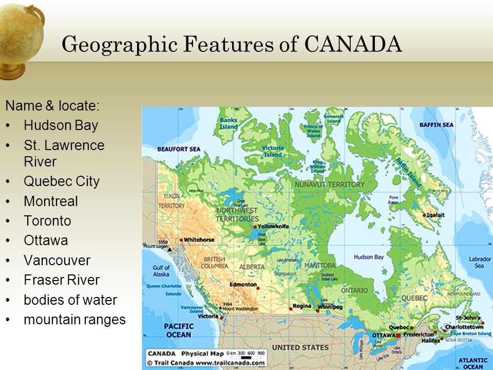 Landforms/Bodies of water/Climate - Northeast Region