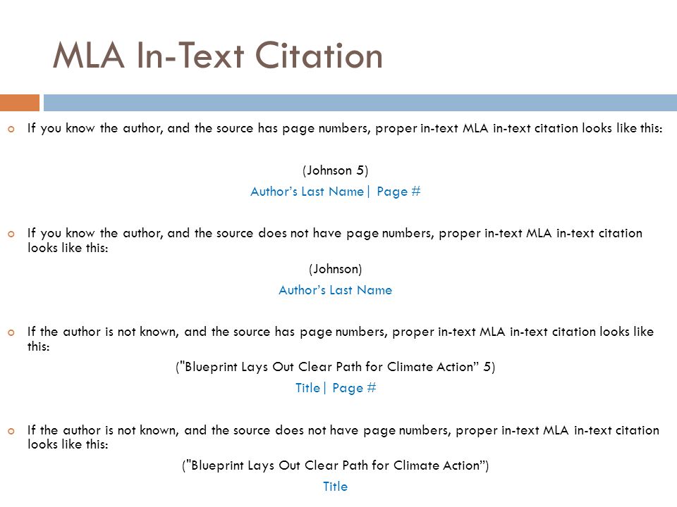 how do you correctly cite a quote in mla format