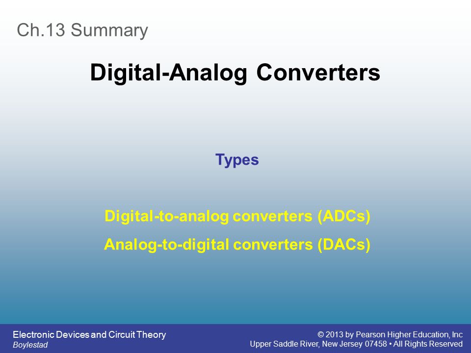 Digital Analog Converters 41