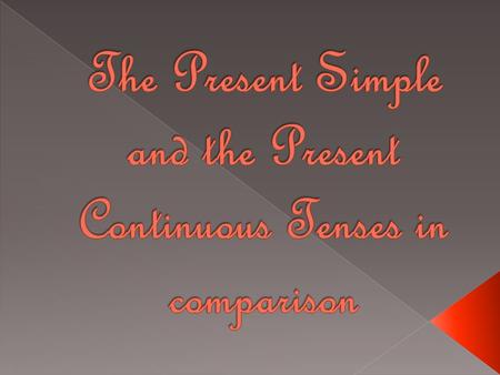 The Present Simple Tense: Often Usually Always Every day Sometimes.