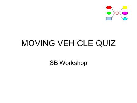 MOVING VEHICLE QUIZ SB Workshop. STRUCK BY MOVING VEHICLE.