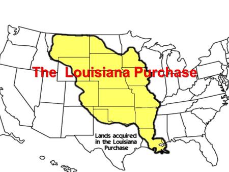 The Louisiana Purchase. Background Cont. After the U.S won its independence from Britain in 1783 a major concern became unrestricted access to the Mississippi.