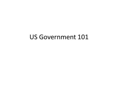 US Government 101. Articles of Confederation What type of government has a loose association of states held together by a weak central government? What.
