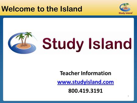 Welcome to the Island Teacher Information