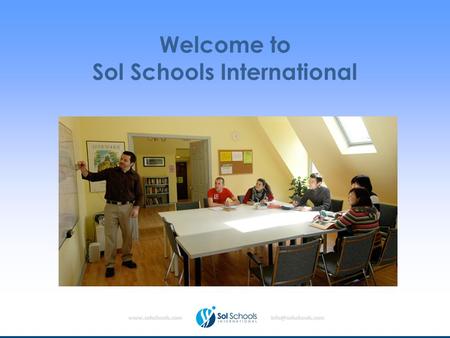 Welcome to Sol Schools International.