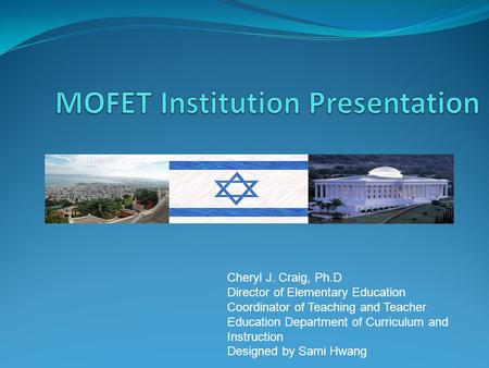 MOFET Institution Presentation