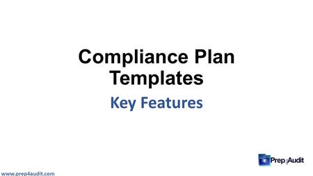Compliance Plan Templates