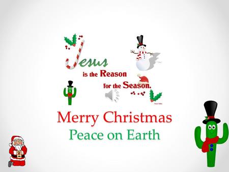 Merry Christmas Peace on Earth