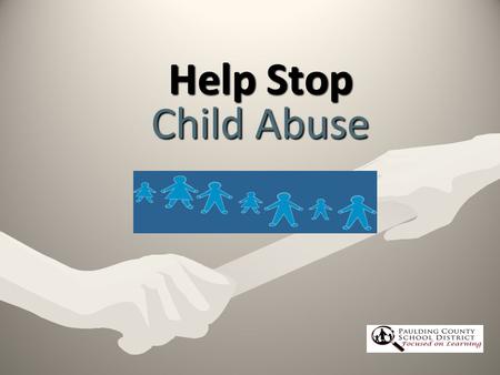 Help Stop Child Abuse.