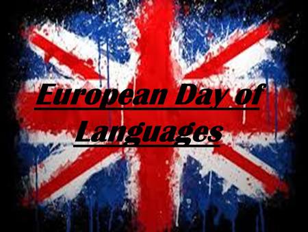 European Day of Languages. It is celebrated every September 26 celebration. It allows us to learn new languages ​​and new cultures What it is? It is celebrated.