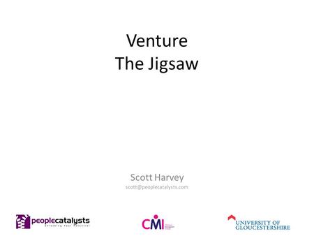 Venture The Jigsaw Scott Harvey