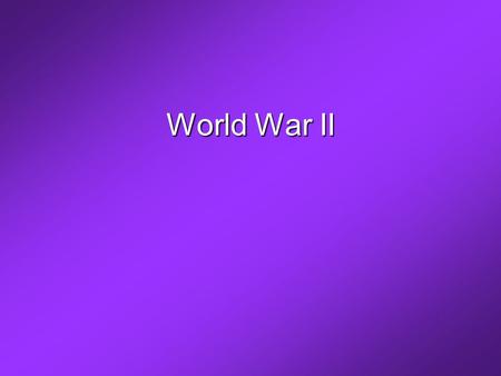 World War II. The Neutrality Acts Banned Sale of war supplies to the belligerentsSale of war supplies to the belligerents Loans to the belligerentsLoans.