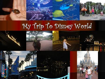 My Trip To Disney World. Getting There When mom first told me that me, mom, and grandma were going to Disney World, I got really exited! Mom said that.