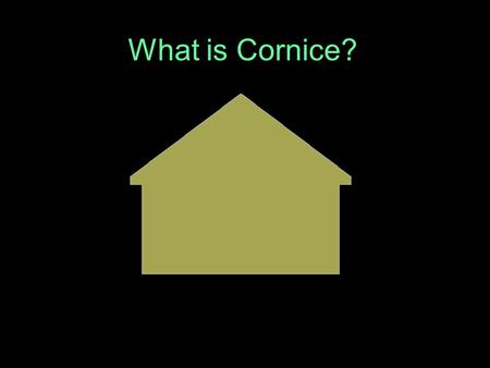 What is Cornice?.