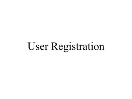 User Registration. Click on ‘Sign Up’ button. Enter Registration details and click on submit button.