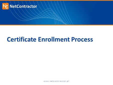 Certificate Enrollment Process