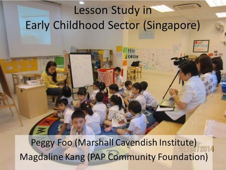 Lesson Study in Early Childhood Sector (Singapore)