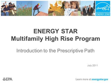 ENERGY STAR Multifamily High Rise Program