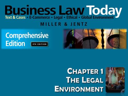 Chapter 1 The Legal Environment