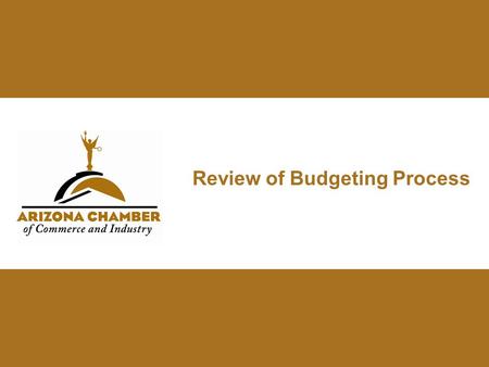 Review of Budgeting Process. State General Fund Revenues.