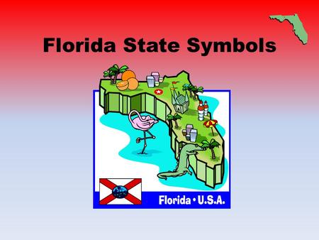 Florida State Symbols. Florida State Flag Florida State Animal Florida Panther.