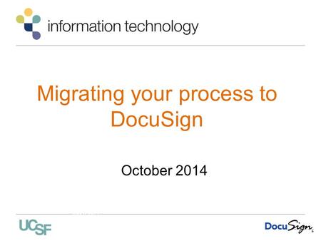 Migrating your process to DocuSign