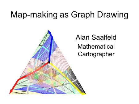 Map-making as Graph Drawing Alan Saalfeld Mathematical Cartographer.