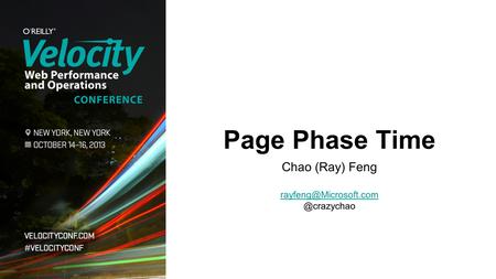 Page Phase Time Chao (Ray)