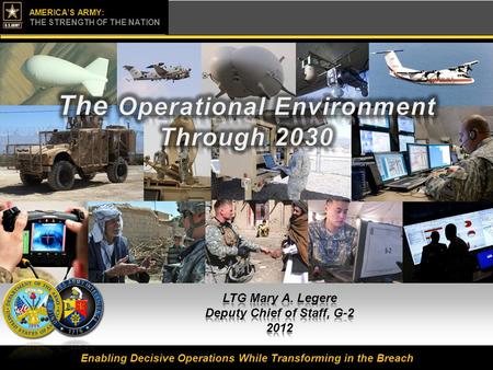 The Operational Environment Through 2030