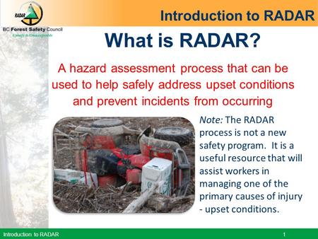 What is RADAR? Introduction to RADAR