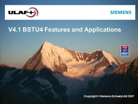 V4.1 BSTU4 Features and Applications
