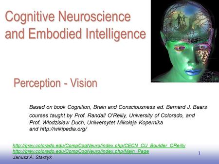 Cognitive Neuroscience and Embodied Intelligence